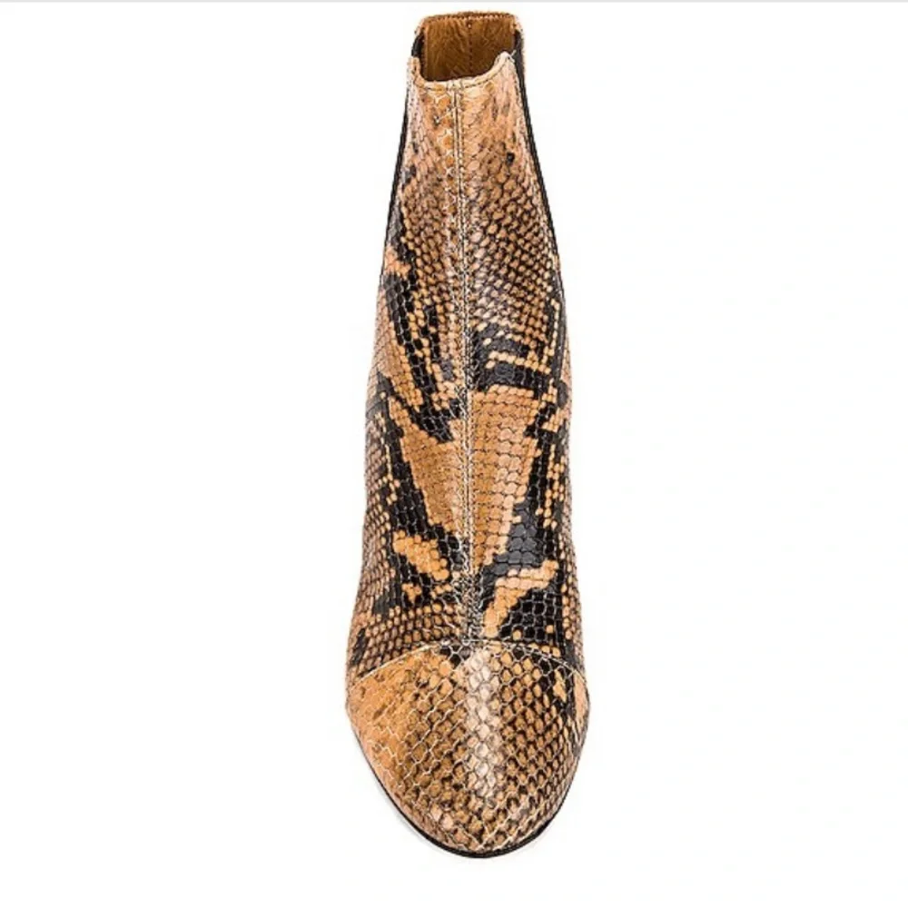 Isabel Marant Danae Snakeskin Embossed Boot